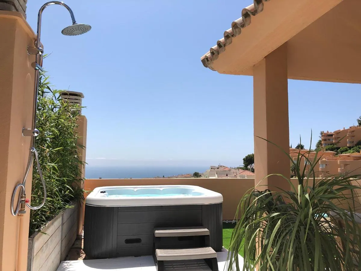 New: Luxurious Penthouse With Jacuzzi & Sea View Apartment Mijas Spain